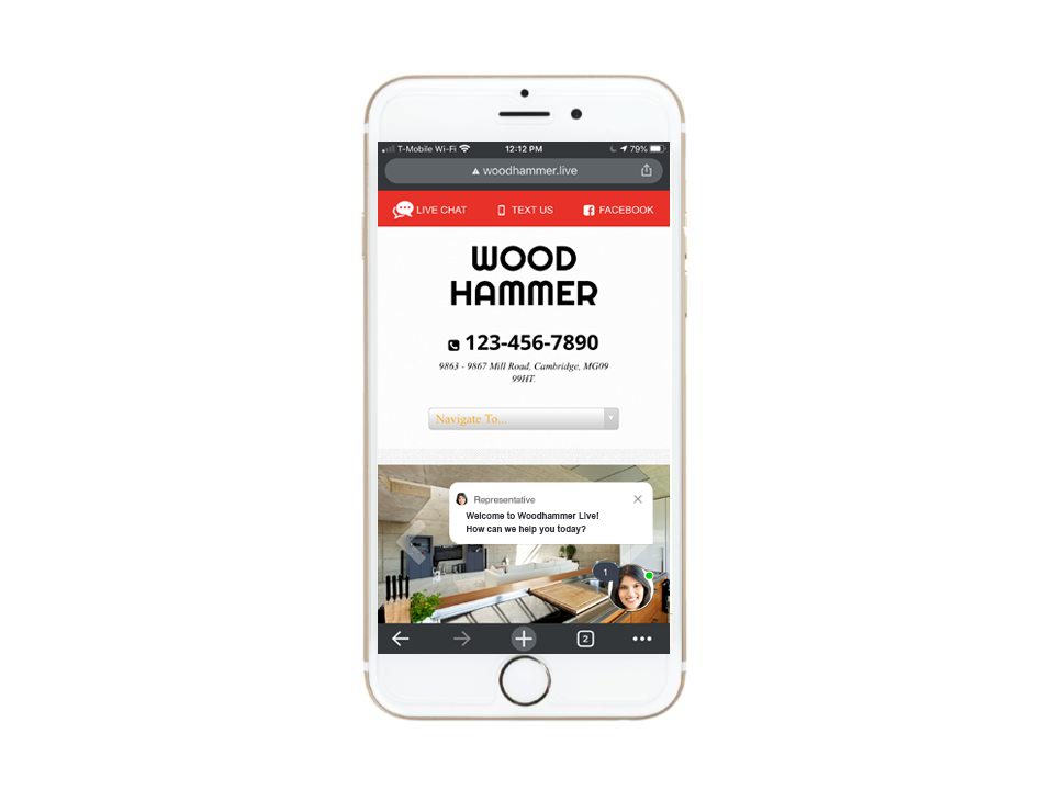 SMS chats are 49% more likely to convert