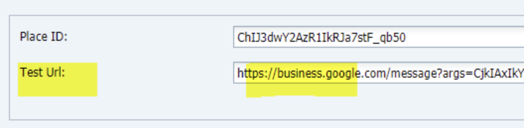 GMB Open Test URL