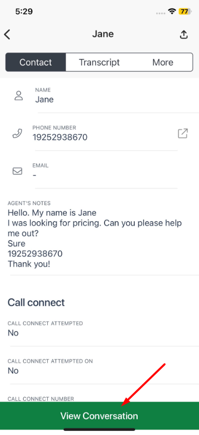 View Conversation