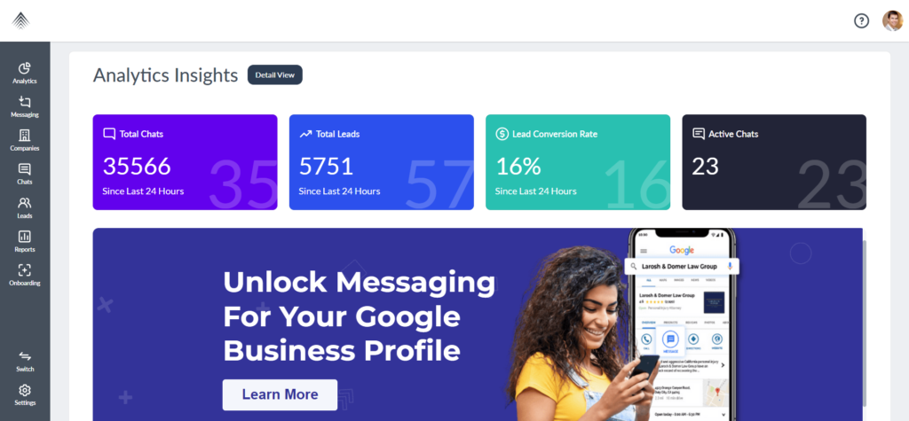 ApexChat Messaging Dashboard-direct