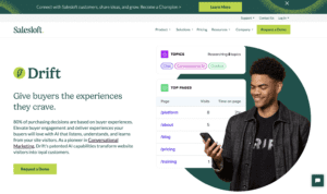 Drift by Salesloft website homepage