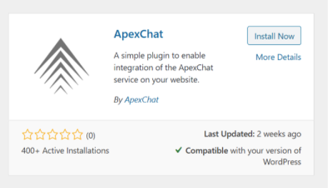Install ApexChat Plugin